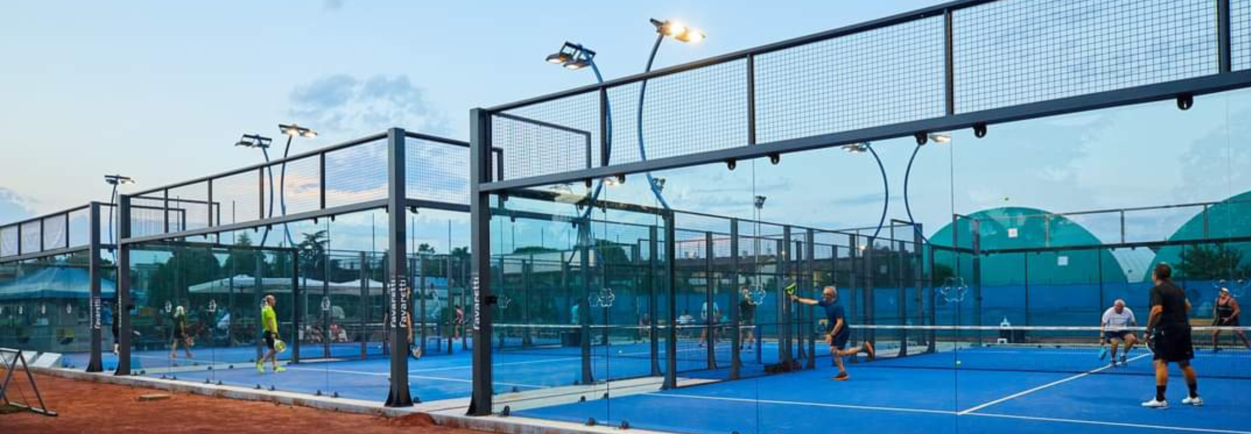 Illuminazione campi da padel Favaretti